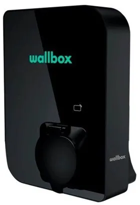 Wallbox Copper SB laddbox med Wi-Fi 11 kW Typ 1 och 2, svart